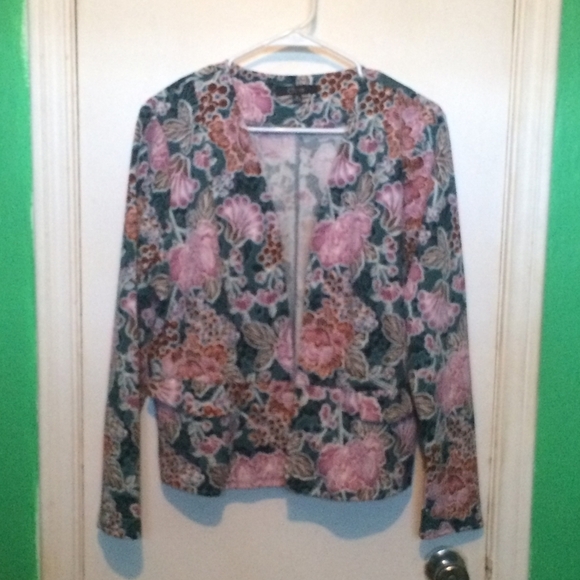 Cleo floral print light jacket - Picture 1 of 6